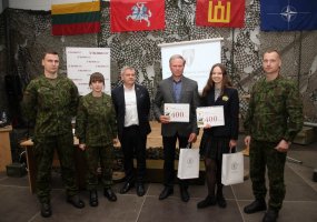 Konkurso „Ką žinai apie Lietuvos kariuomenę“ organizatoriai dėkoja moksleiviams ir jų mokytojams - 1