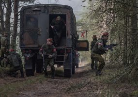 Pratybos „Tvirtas velnias 2020“ užbaigė metus trukusį kuopų karinio rengimo ciklą - 1