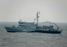 Lietuvos karininko vadovaujami NATO laivai dalyvavo išminavimo operacijoje Estijoje - 3