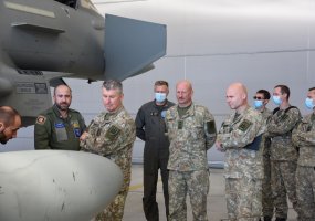 Chief of Defence visited the NATO Air Policing Mission in Šiauliai  - 4