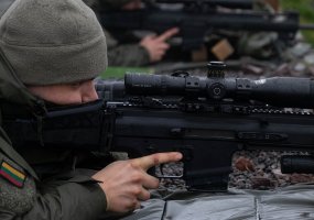 Gedimino štabo bataliono NPPKT kariams prasidėjo naujas karinio rengimo etapas - 2