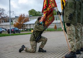 Būsimieji karo inžinieriai prisiekė Lietuvai  - 3