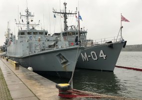 NATO laivų grupė po išminavimo operacijos lankosi Klaipėdoje  - 4