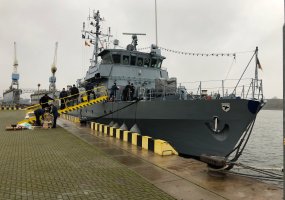 NATO laivų grupė po išminavimo operacijos lankosi Klaipėdoje  - 6