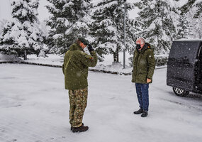 Ruklos įguloje lankėsi Krašto apsaugos ministras  - 1