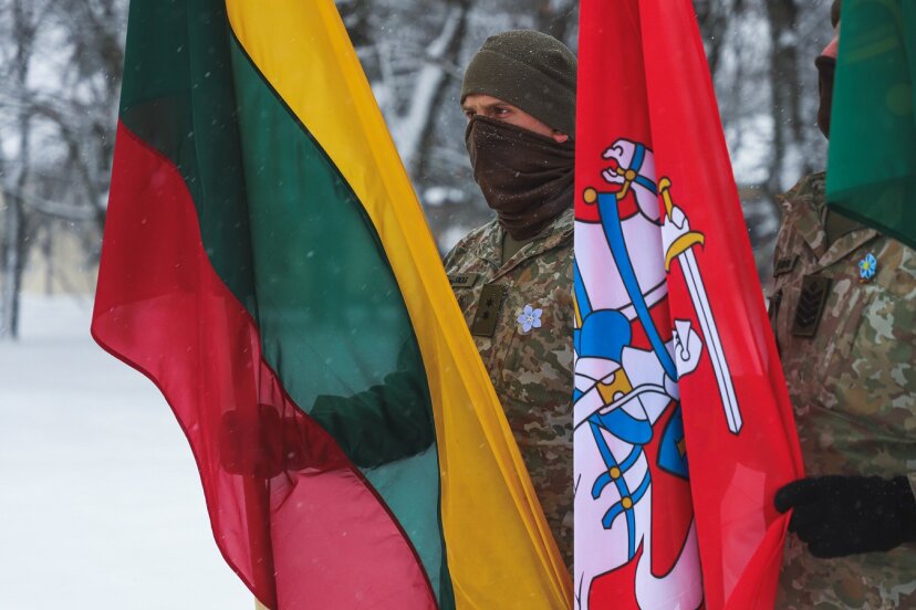 Lietuvos kariuomenės vienetuose paminėta Laisvės gynėjų diena