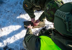 Pirmosios sprogdinimo pratybos – įveiktas jaunųjų karių iššūkis - 4