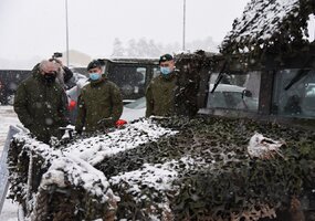 Minister of National Defence visited NATO enhanced Forward Presence Battalion Battle Group - 3