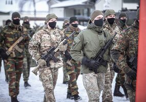 Rukloje – NATO Priešakinių pajėgų kovinės grupės Lietuvoje vadovybės pasikeitimas - 5