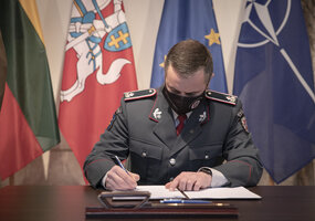 Lithuanian Armed Forces and Lithuanian Police sign cooperation agreement for the year - 1