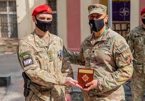 NATO misijoje Afganistane užduotis vykdyti pradėjo 10-oji Karo policijos grupė - 1