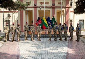 NATO misijoje Afganistane užduotis vykdyti pradėjo 10-oji Karo policijos grupė - 4