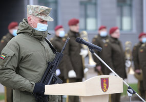 Lietuvos Respublikai Mokomajame pulke prisiekė jaunieji kariai - 2