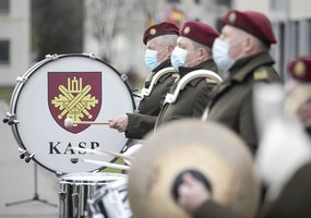 Lietuvos Respublikai Mokomajame pulke prisiekė jaunieji kariai - 8