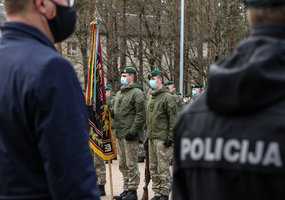 Kęstučio bataliono vado ištarti žodžiai kariams: dėkoju už sėkmingai įvykdytą pareigą Tėvynei - 4