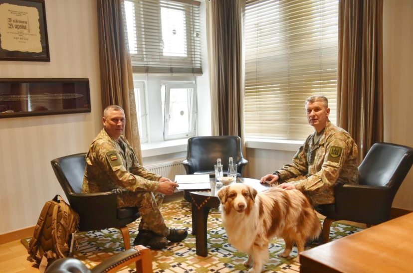 Lietuvos kariuomenės ir Šaulių sąjungos vadai aptarė gynybos stiprinimą