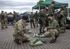 Lietuvai akredituotų užsienio šalių gynybos atašė apsilankė Inžinerijos batalione - 2