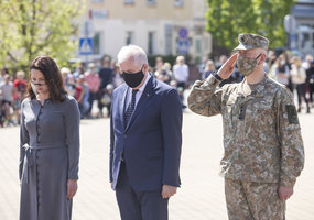 Pietų Lietuvoje parodomuoju karinės technikos žygiu pagerbtas kovojusių už laisvę atminimas - 9