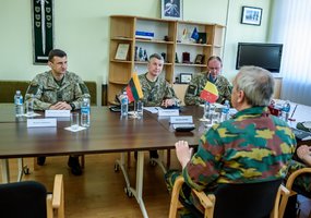 Chiefs of Defence of Lithuania and Belgium met in Rukla   - 1