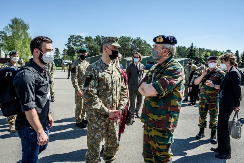 Chiefs of Defence of Lithuania and Belgium met in Rukla  