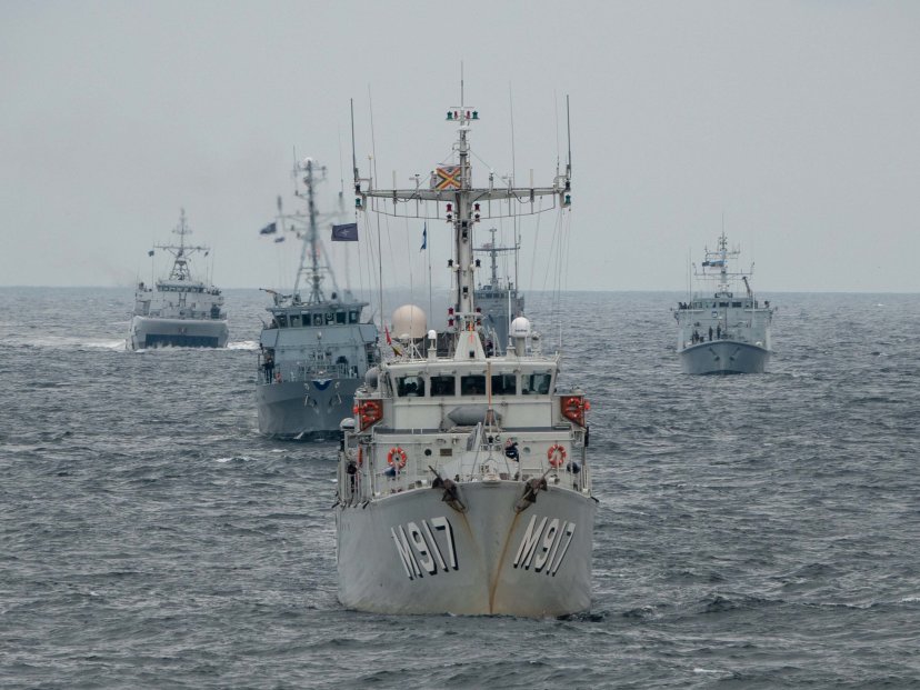 Po pratybų NATO priešmininių laivų grupė prisišvartuos Klaipėdoje
