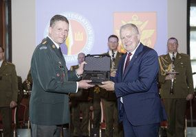 Valdovų rūmuose – iškilminga NATO pajėgų integravimo vieneto vado pasikeitimo ceremonija - 2