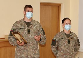 Lietuvos kariuomenės puskarininkiai kėlė savo kvalifikaciją puskarininkių mokykloje - 1