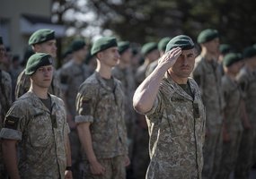 Klaipėdoje išlydėti kariai į atsargą - 4