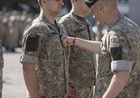 Klaipėdoje išlydėti kariai į atsargą - 9