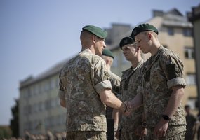 Klaipėdoje išlydėti kariai į atsargą - 10