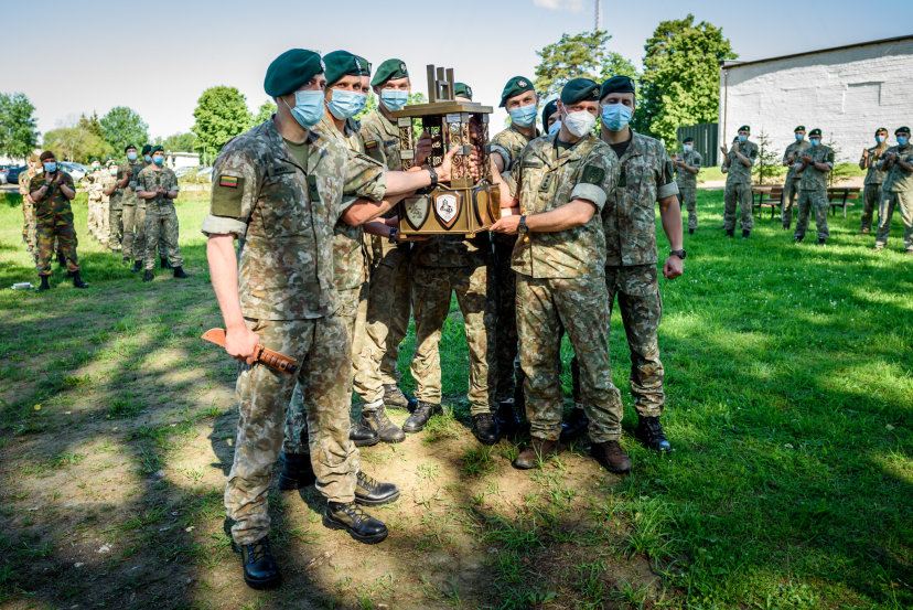 Baigėsi Mechanizuotosios pėstininkų brigados „Geležinis Vilkas” geriausio pėstininkų skyriaus...