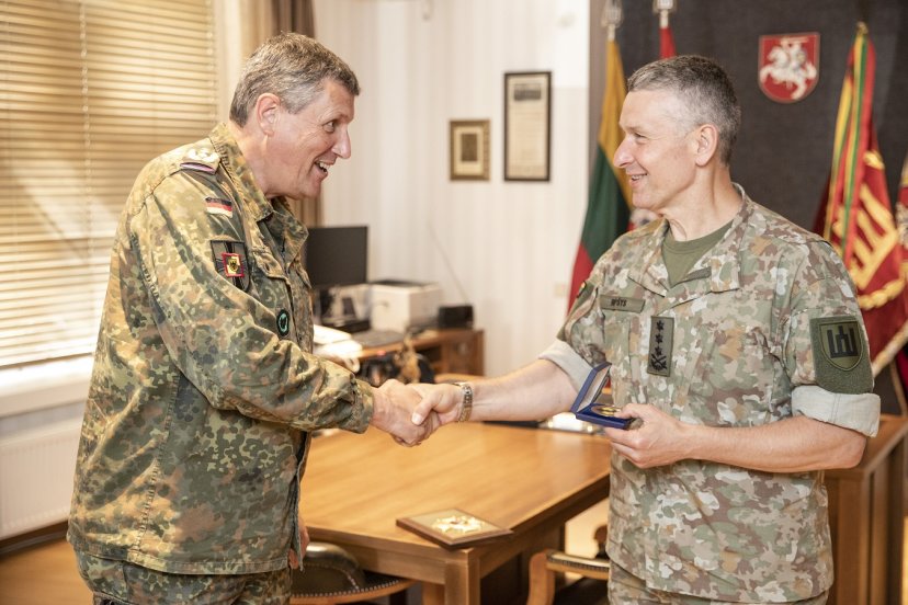 Deputy Chief of Defence of Germany visits Lithuania 