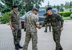 NATO daugianacionalinio šiaurės rytų korpuso vadas lankėsi Lietuvoje - 3