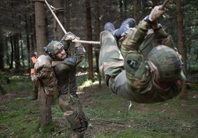 Kariai savanoriai iš Zarasų užtikrintai laimėjo geriausių pėstininkų varžybas - 2