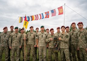 Kariai savanoriai iš Zarasų užtikrintai laimėjo geriausių pėstininkų varžybas - 7
