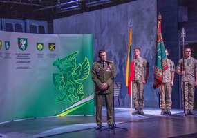 Motorizuotoji pėstininkų brigada „Žemaitija“ minėjo 5-ąsias atkūrimo metines ir Kovinės vėliavos... - 4