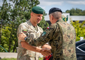 NATO daugianacionalinio šiaurės rytų korpuso vadas lankėsi Lietuvoje - 1