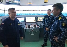 Lietuvos karinių jūrų pajėgų vadas lankėsi Lenkijoje - 1