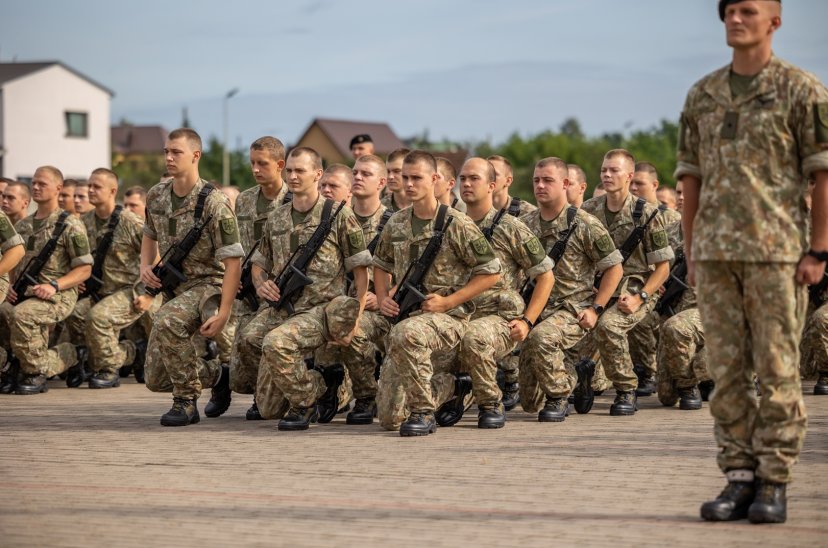 Kario priesaiką Lietuvai davė per šimtą būsimųjų karo inžinierių