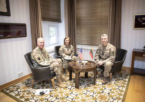 Lietuvoje lankosi JAV Pensilvanijos nacionalinės gvardijos vadas - 2