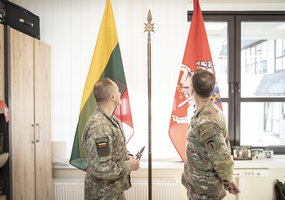 Lietuvoje lankosi JAV Sausumos pajėgų Europoje ir Afrikoje vyriausiasis puskarininkis - 2