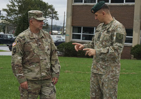 Sausumos pajėgų vadas brg. gen. R. Vaikšnoras dalyvauja JAV Sausumos pajėgų metiniame susitikime... - 6