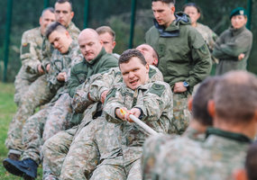 Generolo Romualdo Giedraičio artilerijos batalione surengtos Lietuvos kariuomenės karininkų klubų... - 8