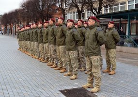 Dainava Military District members decorated for multinational deployment to Mali - 1
