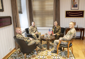 USAREUR-AF Command Sergeant Major visited Lithuania - 1