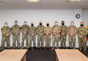 Officers of the Home Guard of the Kingdom of Denmark visited NDVF HQ - 1