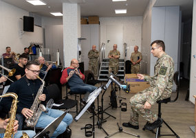 Officers of the Home Guard of the Kingdom of Denmark visited NDVF HQ - 2