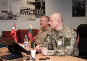 Officers of the Home Guard of the Kingdom of Denmark visited NDVF HQ - 3