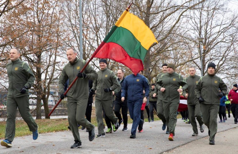 Lietuvos karininkai organizavo bėgimą “In Memoriam” Estijoje