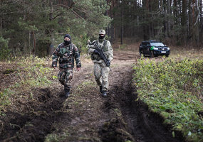 Sieną saugantys Lietuvos kariai Kapčiamiestyje: „Reakcijos laikas – čia ir dabar“ - 1